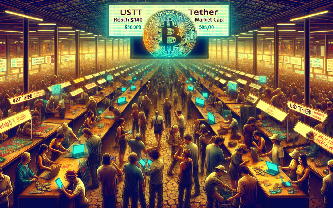 L’USDT de Tether atteint une capitalisation impressionnante de 140 milliards de dollars, malgré l’émergence de nouveaux acteurs sur le marché