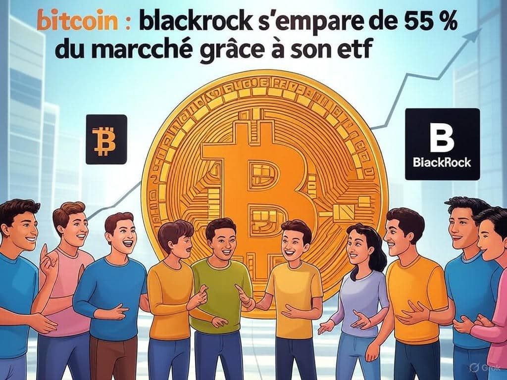 découvrez comment blackrock a réussi à capturer 55 % du marché du bitcoin grâce à son etf, révolutionnant ainsi l'investissement dans les crypto-monnaies. analyse des impacts et des perspectives d'avenir dans le monde financier.