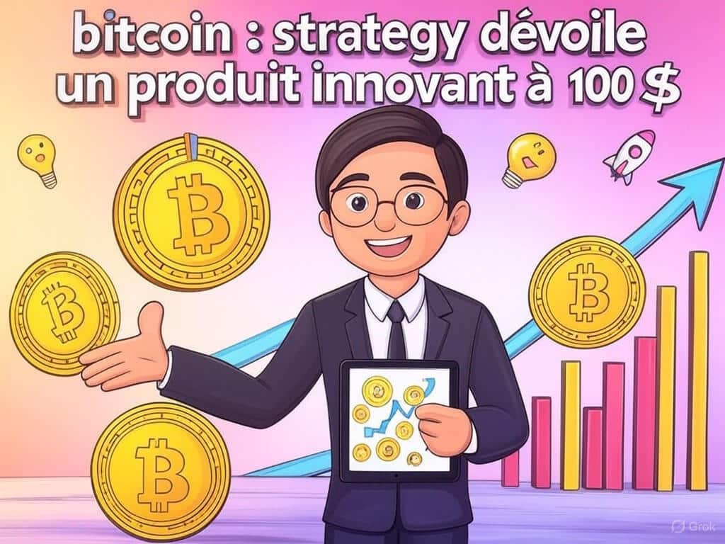 découvrez le nouveau produit innovant de bitcoin : strategy, proposé à seulement 100 $. une opportunité unique pour les passionnés de cryptomonnaies et les investisseurs à la recherche de solutions avant-gardistes. ne manquez pas cette chance d'explorer l'avenir des investissements numériques !