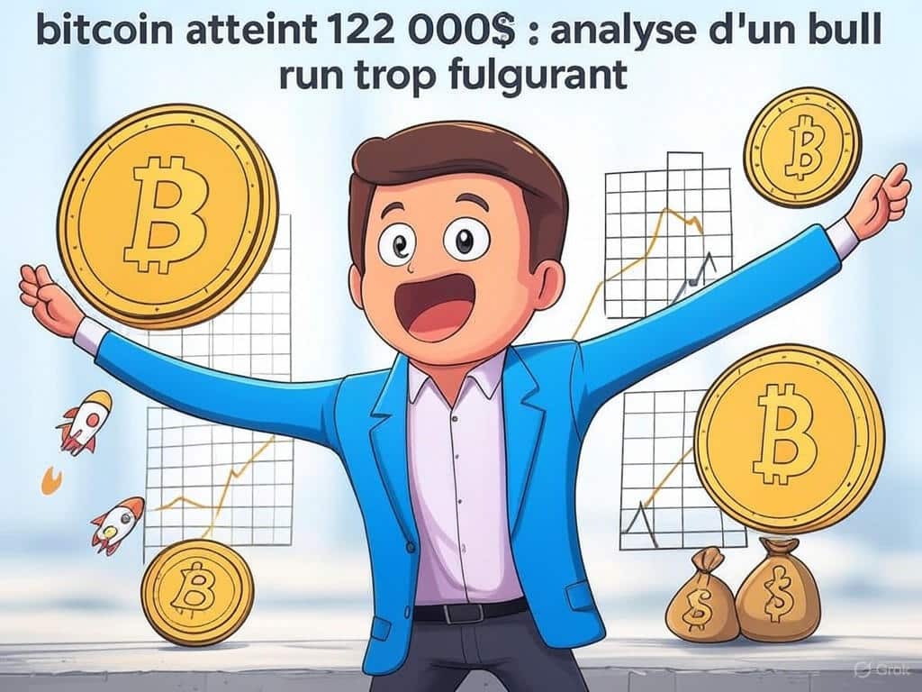 dĂ©couvrez notre analyse approfondie du rĂ©cent bull run du bitcoin qui a propulsĂ© son prix Ă 122 000 $. quels sont les facteurs derriĂšre cette hausse fulgurante et peut-elle ĂȘtre durable ? plongez dans les implications Ă©conomiques et les projections d'avenir pour la cryptomonnaie.