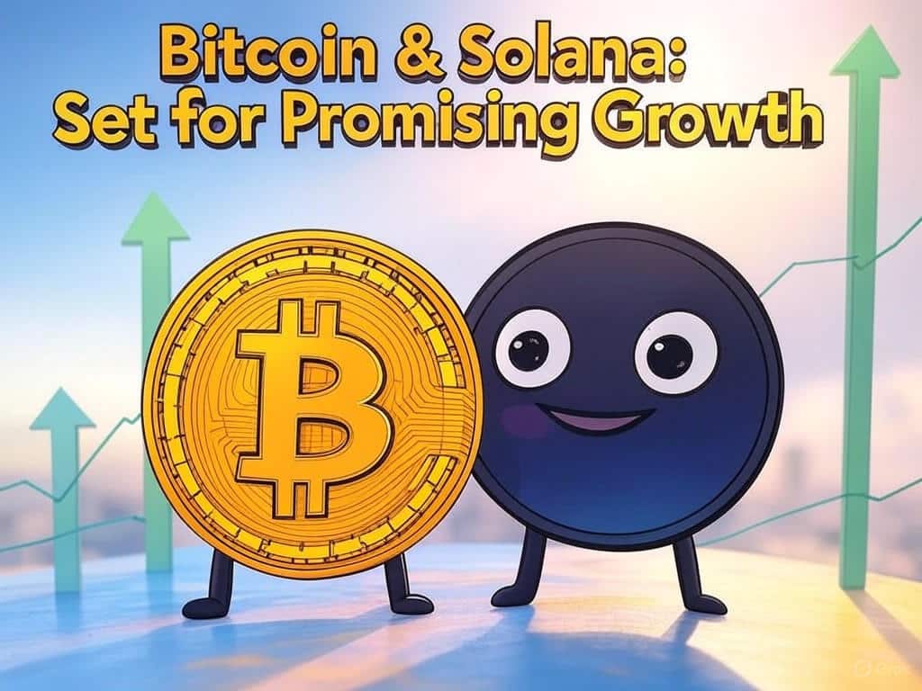 découvrez comment les tendances graphiques prédisent une ascension prometteuse pour bitcoin et solana. analysez les mouvements du marché et les perspectives d'investissement dans le monde des cryptomonnaies.