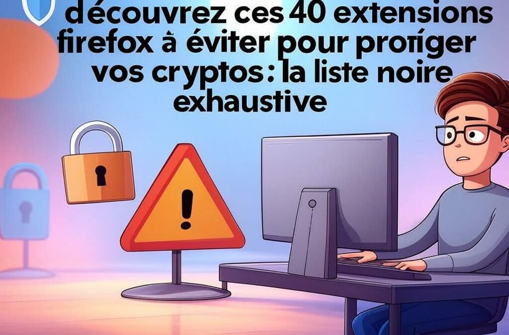 protégez vos crypto-monnaies en découvrant notre liste noire des 40 extensions firefox à éviter absolument. assurez-vous une navigation sécurisée et sans risque en vérifiant ces outils potentiellement dangereux.