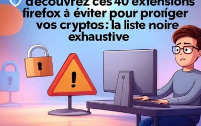 Découvrez ces 40 extensions Firefox à éviter pour protéger vos cryptos : la liste noire exhaustive