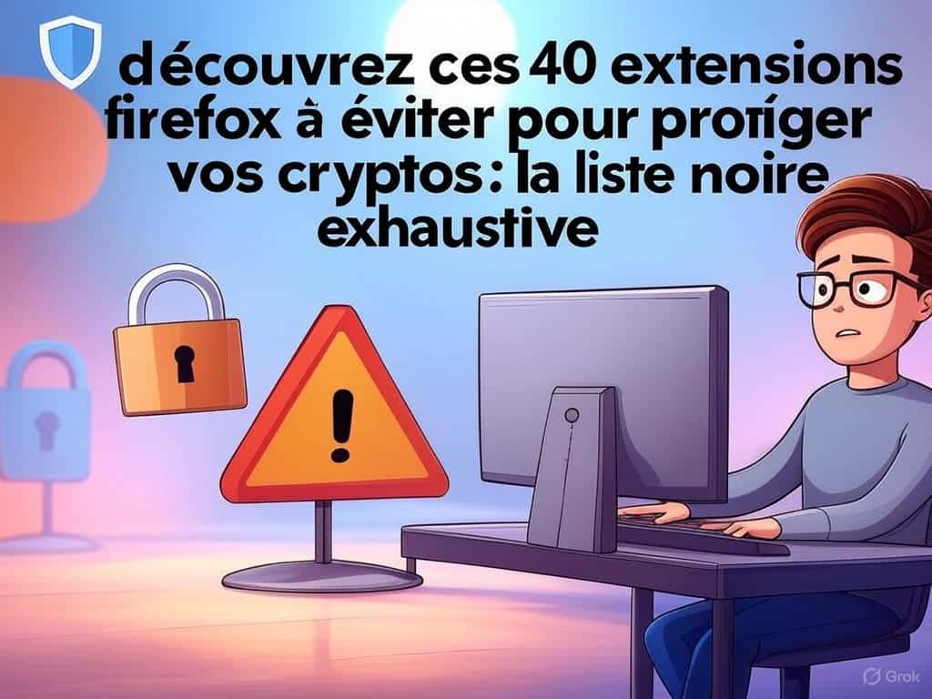 protégez vos crypto-monnaies en découvrant notre liste noire des 40 extensions firefox à éviter absolument. assurez-vous une navigation sécurisée et sans risque en vérifiant ces outils potentiellement dangereux.