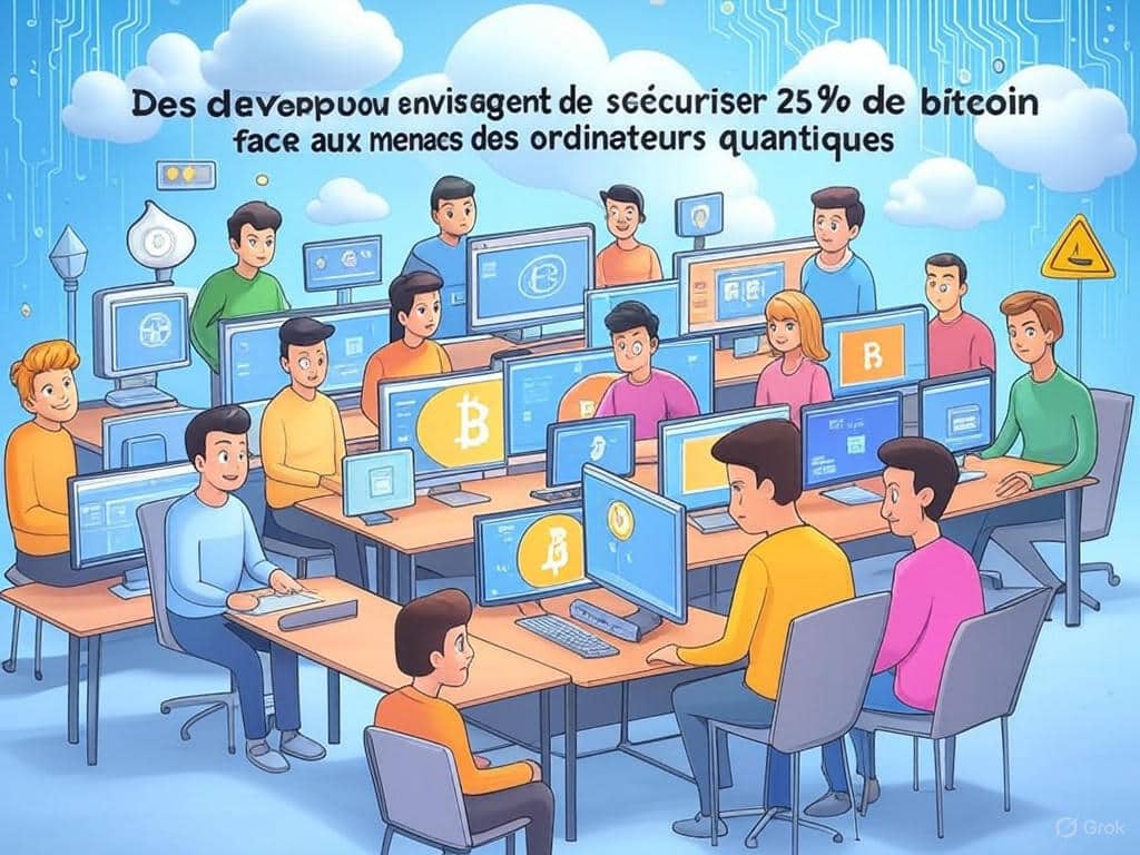 découvrez comment des développeurs innovants travaillent à sécuriser 25 % de bitcoin contre les menaces des ordinateurs quantiques, garantissant ainsi la protection de vos investissements numériques et l'intégrité de la blockchain.