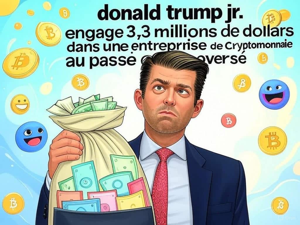 découvrez comment donald trump jr. investit 3,3 millions de dollars dans une entreprise de cryptomonnaie aux antécédents controversés. plongez dans les détails de cet engagement financier et les implications qu'il pourrait avoir sur le marché des cryptos.