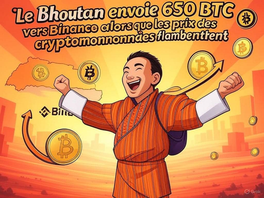 découvrez comment le bhoutan a transféré 650 btc vers binance au moment où les prix des cryptomonnaies explosent. analyse des enjeux économiques et des implications de cette transaction majeure dans le monde des cryptos.