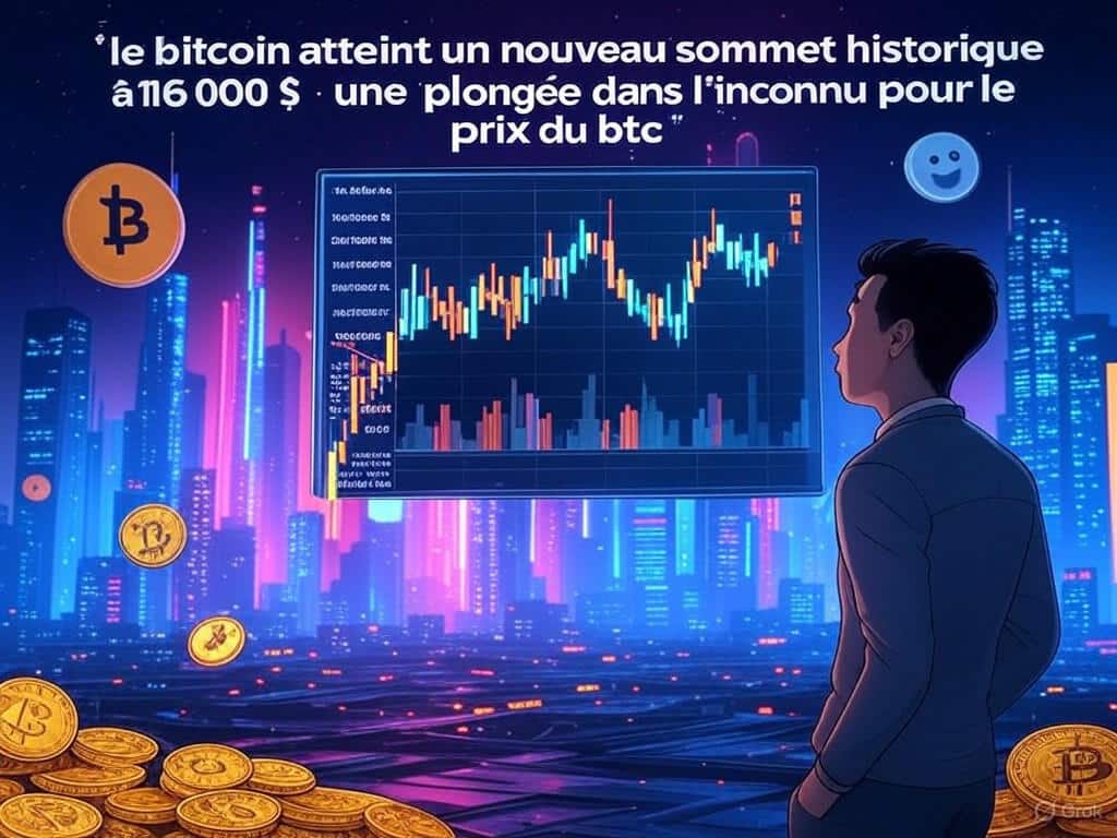 découvrez comment le bitcoin a franchi la barre des 116 000 $, atteignant un nouveau sommet historique. analyse des implications pour l'avenir du btc et ce que cela signifie pour les investisseurs dans un marché incertain.