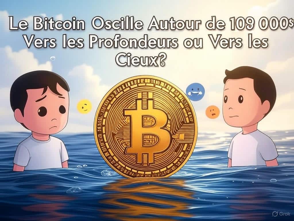 découvrez l'analyse des fluctuations du bitcoin, actuellement autour de 109 000$. quelles sont les perspectives pour cette cryptomonnaie phare : s'envolera-t-elle vers de nouveaux sommets ou risque-t-elle de plonger ?