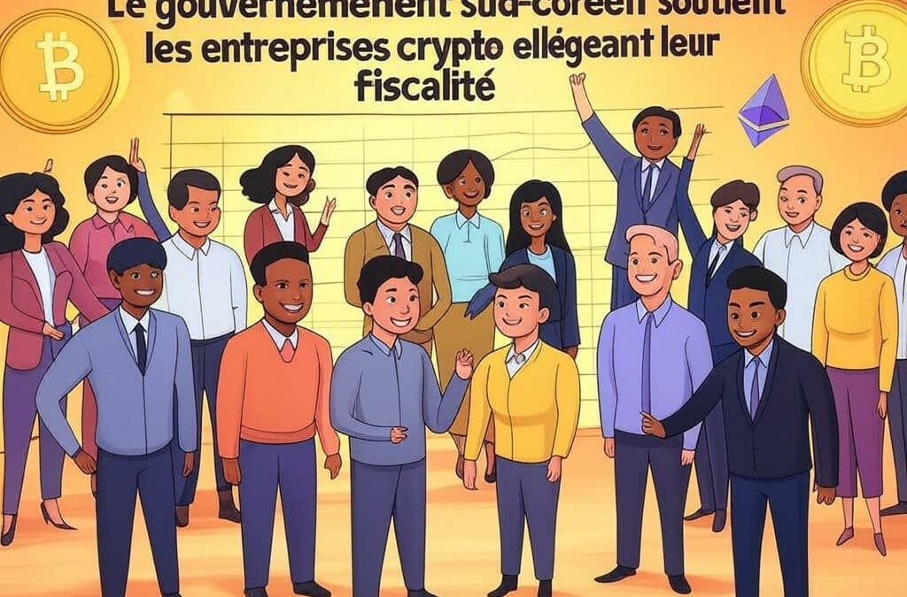 découvrez comment le gouvernement sud-coréen encourage l'innovation dans le secteur des cryptomonnaies en allégeant la fiscalité des entreprises crypto. une initiative qui pourrait révolutionner l'écosystème numérique du pays et attirer des investisseurs internationaux.