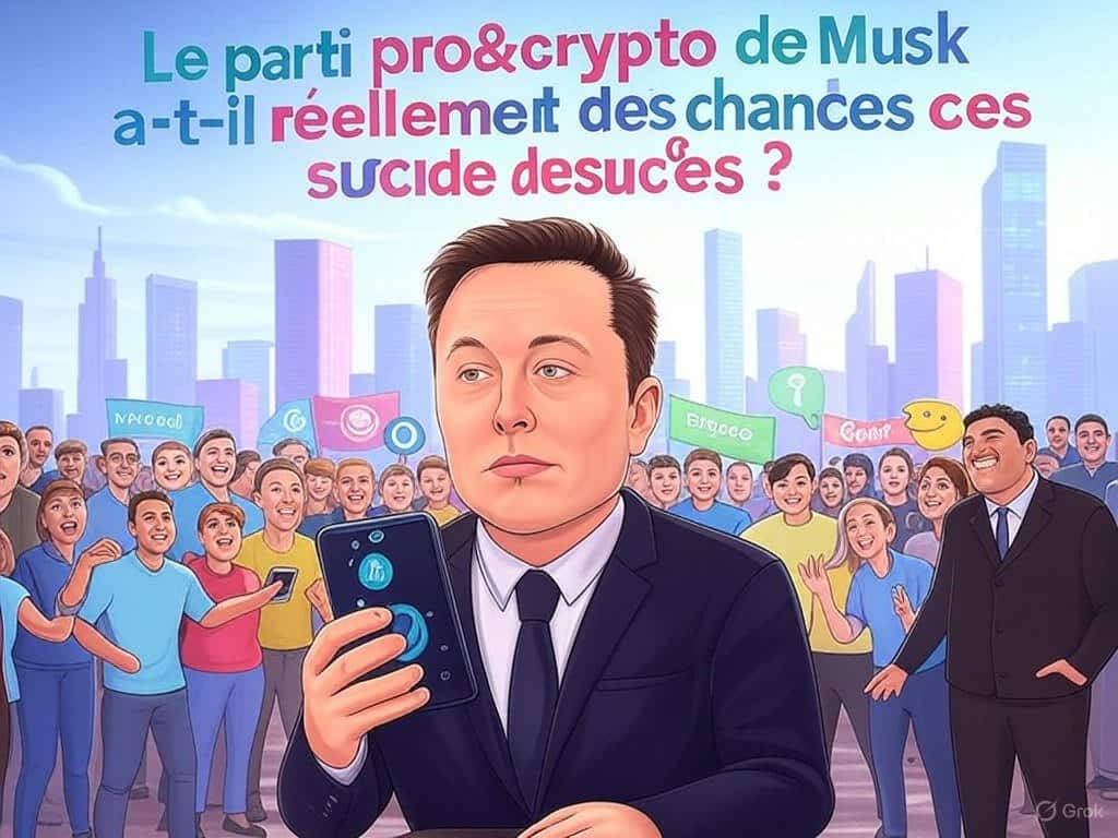 découvrez les perspectives du parti pro&crypto de musk et examinez ses chances de succès dans un paysage politique en pleine évolution. analyse approfondie des enjeux, des soutiens et des défis potentiels pour ce mouvement novateur.