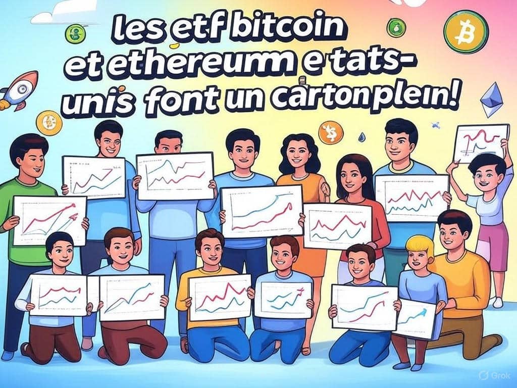 découvrez comment les etf bitcoin et ethereum connaissent un succès fulgurant aux états-unis. analyse des tendances de marché, opportunités d'investissement et impacts sur le secteur des cryptomonnaies.