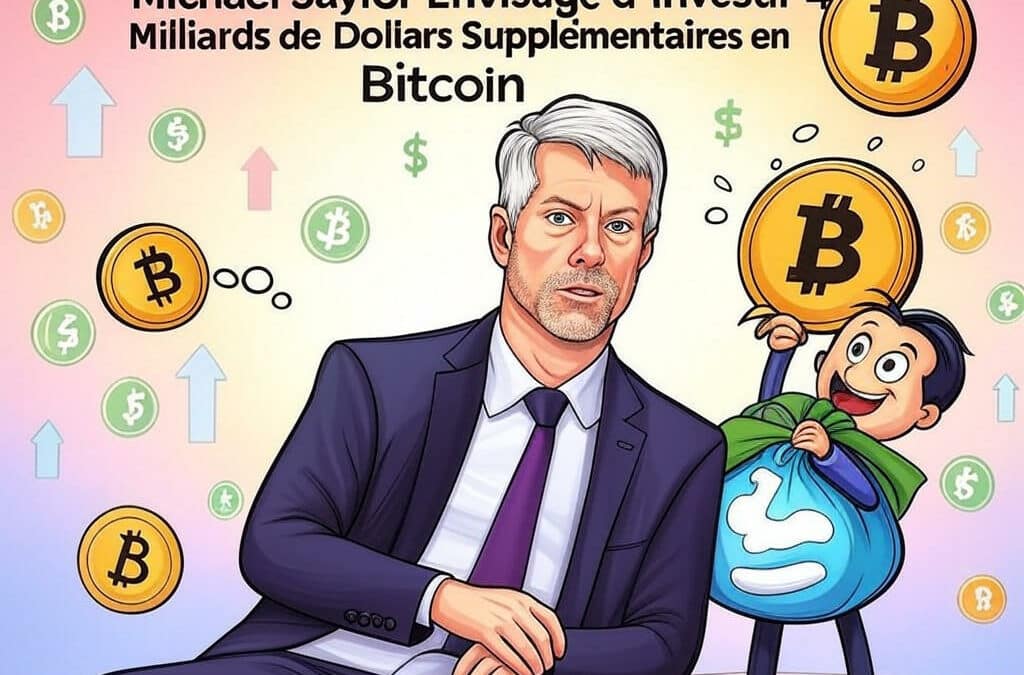 découvrez comment michael saylor, le pdg de microstrategy, prévoit d'investir 4 milliards de dollars supplémentaires en bitcoin, renforçant ainsi sa conviction dans l'avenir de la crypto-monnaie et son potentiel de rendement.