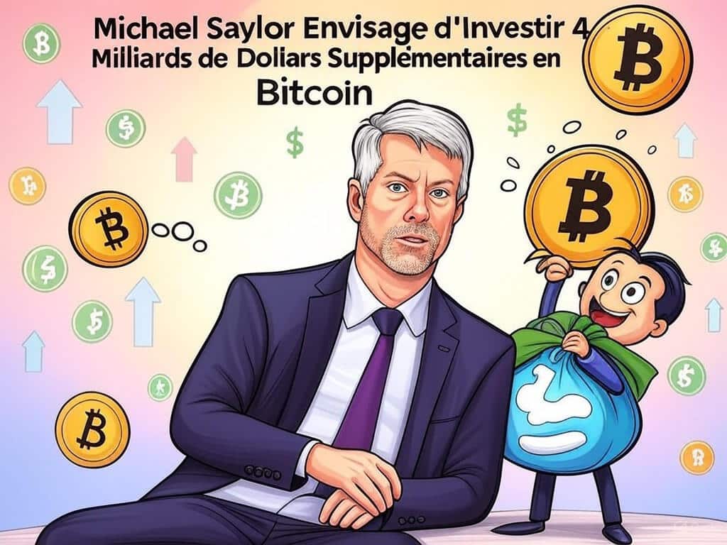 découvrez comment michael saylor, le pdg de microstrategy, prévoit d'investir 4 milliards de dollars supplémentaires en bitcoin, renforçant ainsi sa conviction dans l'avenir de la crypto-monnaie et son potentiel de rendement.