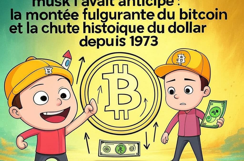 découvrez comment elon musk avait prédit la flambée du bitcoin et l'effondrement sans précédent du dollar depuis 1973. analyse des tendances économiques et perspectives d'avenir sur la cryptomonnaie et la stabilité monétaire.