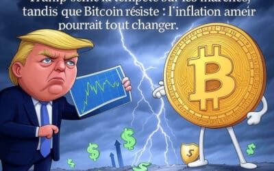 Trump sème la tempête sur les marchés, tandis que Bitcoin résiste : l’inflation américaine pourrait tout changer