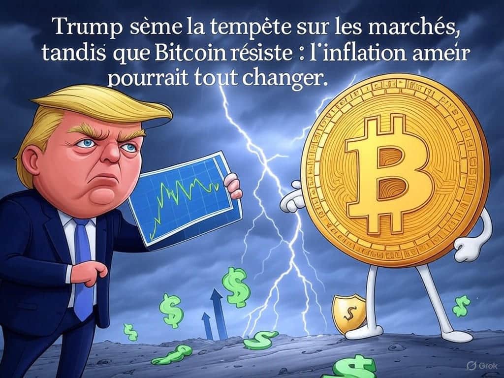 découvrez comment les déclarations de trump perturbent les marchés financiers, tandis que bitcoin maintient sa position face à l'incertitude. analyse de l'impact potentiel de l'inflation américaine sur l'économie et les investissements.