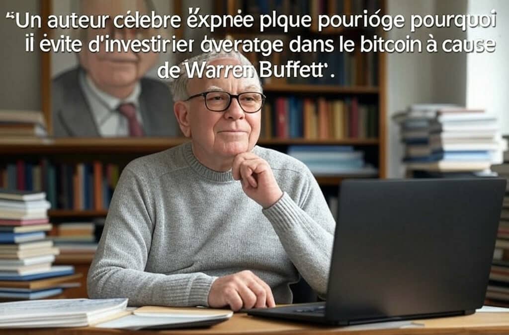 Un auteur célèbre explique pourquoi il évite d’investir davantage dans le Bitcoin à cause de Warren Buffett