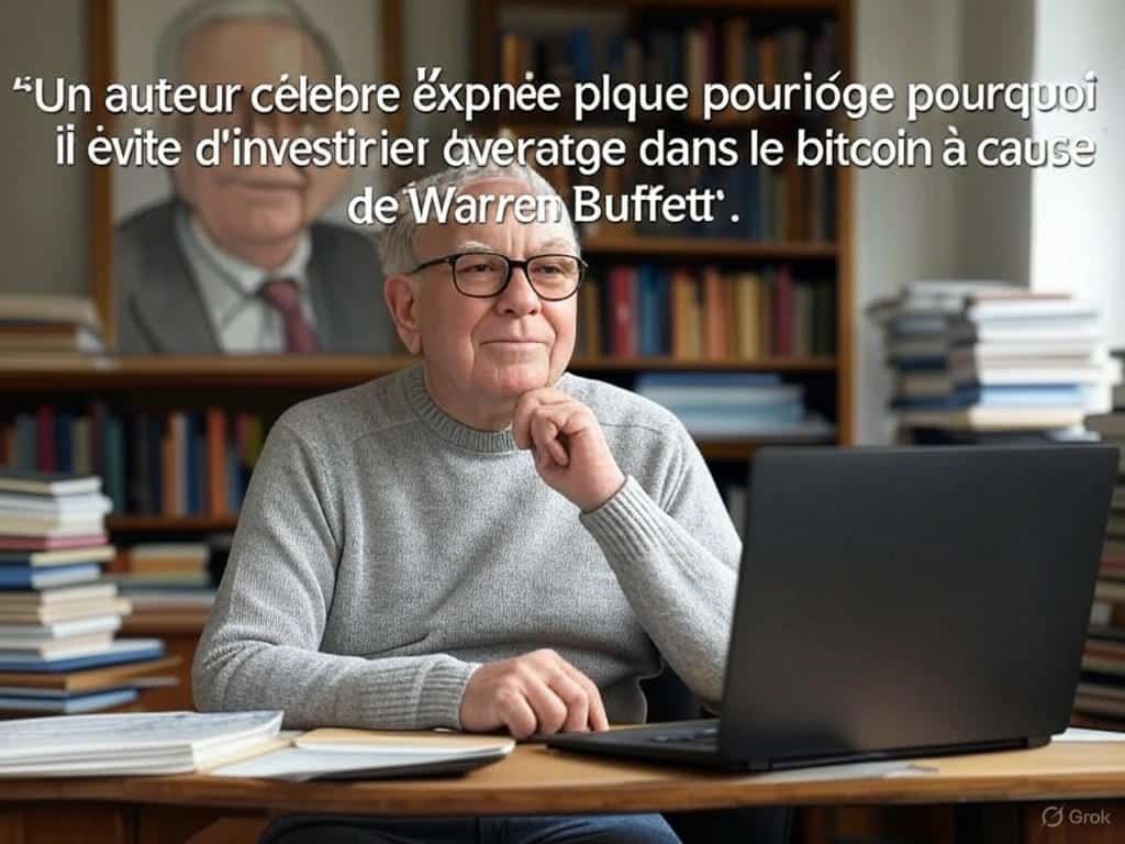 découvrez pourquoi un auteur de renom préfère se tourner vers d'autres investissements plutôt que le bitcoin, en s'inspirant des conseils prudents de warren buffett. une analyse captivante sur les risques et les opportunités du monde des cryptomonnaies.