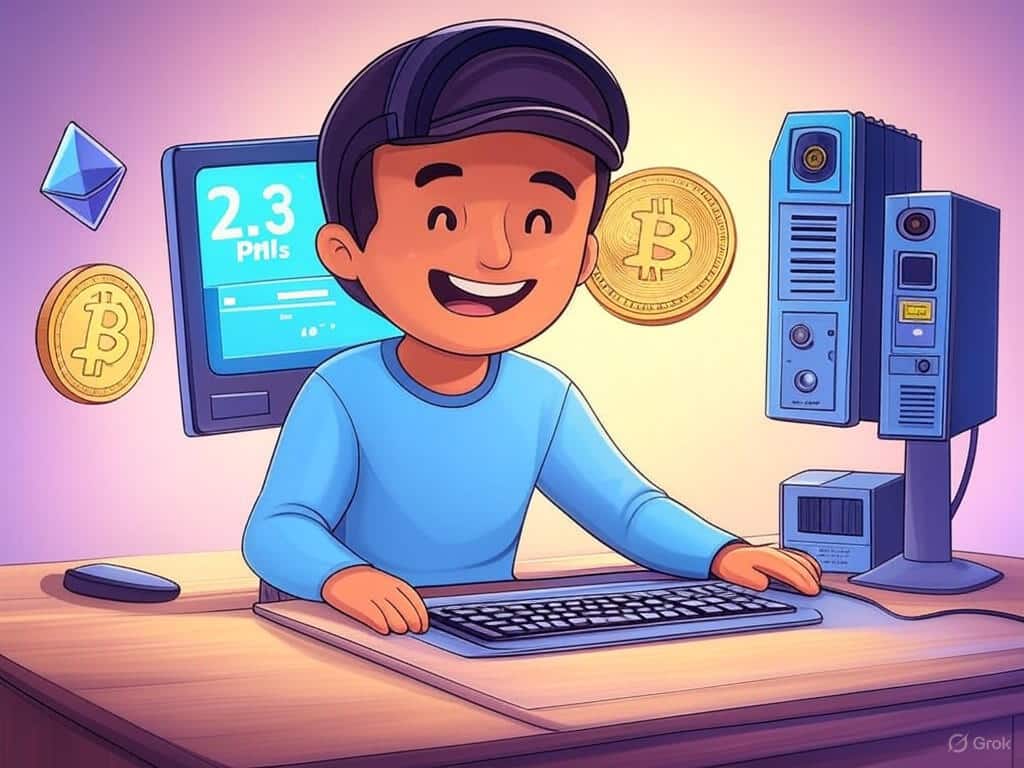 découvrez l'incroyable histoire d'un mineur solo qui, avec seulement 2,3 petahash, parvient à remporter 350 000 $. un récit inspirant d'audace et de réussite dans le monde de la cryptomonnaie.