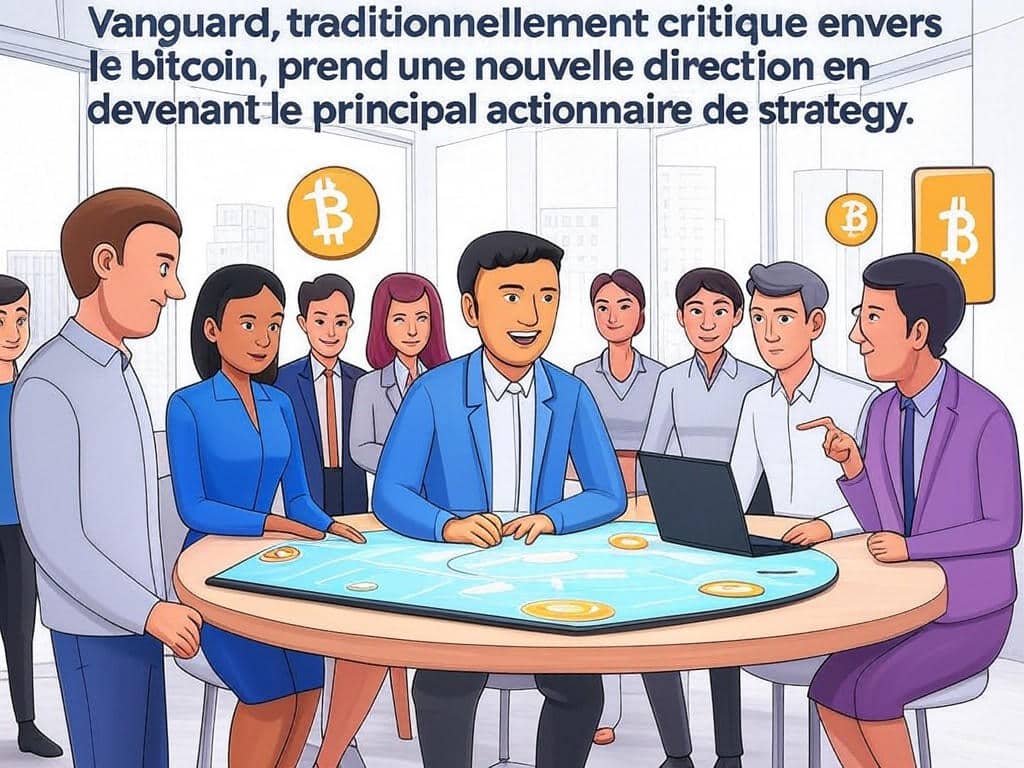 découvrez comment vanguard, longtemps sceptique sur le bitcoin, change de cap en devenant le principal actionnaire de strategy, marquant une évolution stratégique majeure dans le monde de l'investissement numérique.