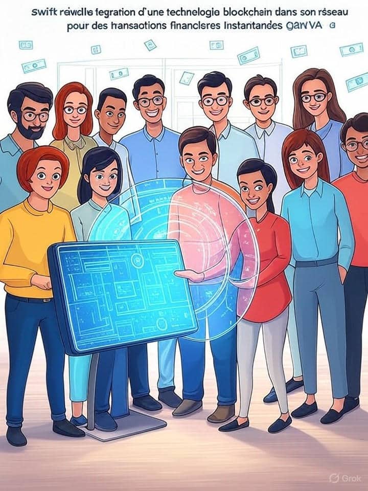 swift annonce l'intégration de la technologie blockchain à son réseau, permettant des transactions financiÚres instantanées, plus sûres et efficaces pour les institutions du monde entier.