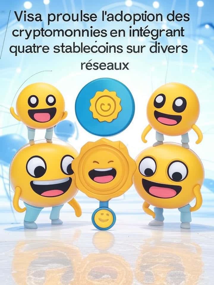 découvrez comment visa accélère l’adoption des cryptomonnaies en intégrant quatre stablecoins majeurs sur plusieurs réseaux blockchain, facilitant ainsi les paiements numériques innovants et sécurisés.