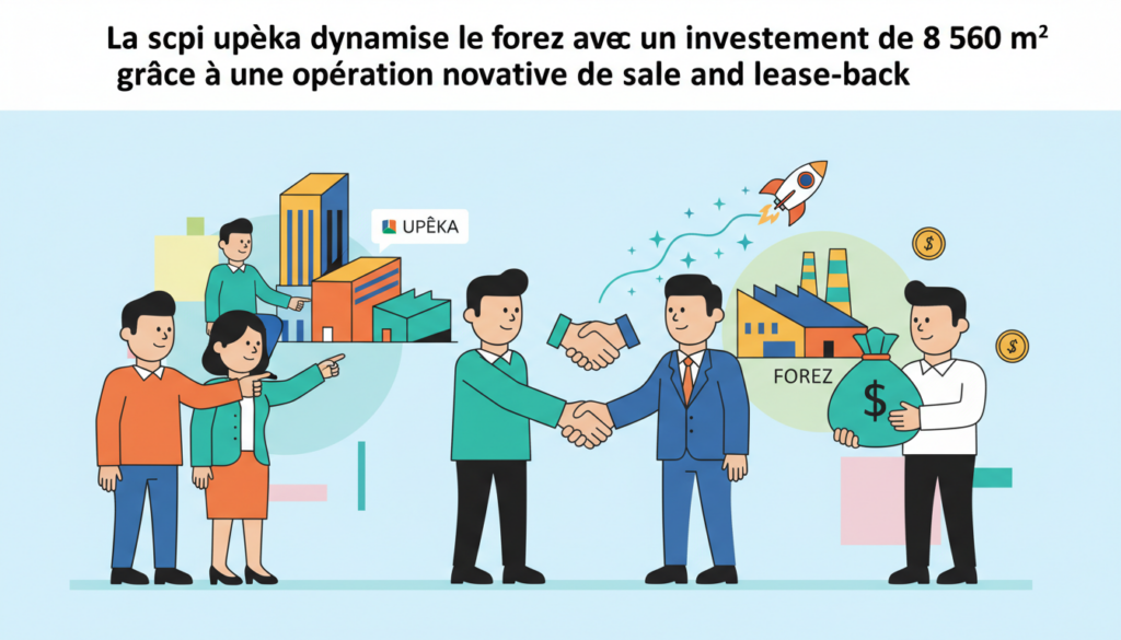 découvrez comment la scpi upêka stimule le développement du forez avec un investissement stratégique de 8 560 m² via une opération innovante de sale and lease-back.