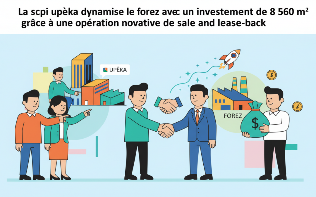découvrez comment la scpi upêka stimule le développement du forez avec un investissement stratégique de 8 560 m² via une opération innovante de sale and lease-back.