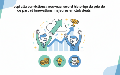 SCPI Alta Convictions : nouveau record historique du prix de la part et innovations majeures en club deals