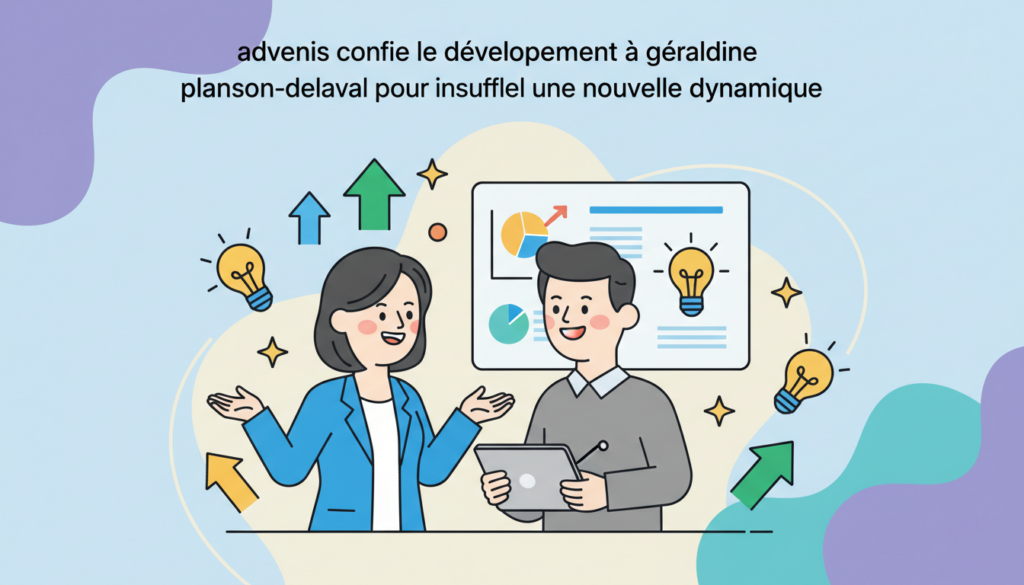 advenis confie le développement à géraldine planson-delaval pour insuffler une nouvelle dynamique et accélérer sa croissance avec une vision innovante.