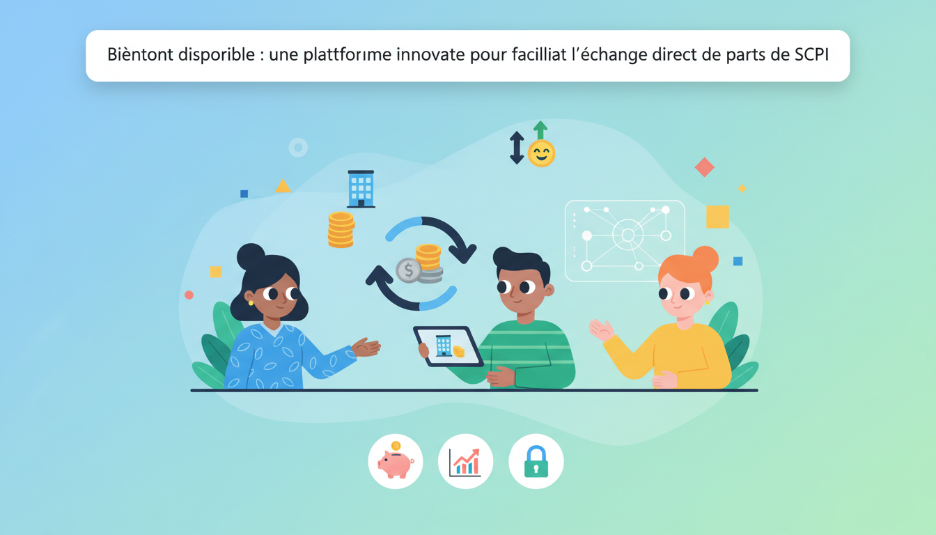 découvrez bientôt une plateforme innovante conçue pour simplifier l’échange direct de parts de scpi, offrant rapidité, sécurité et transparence aux investisseurs.