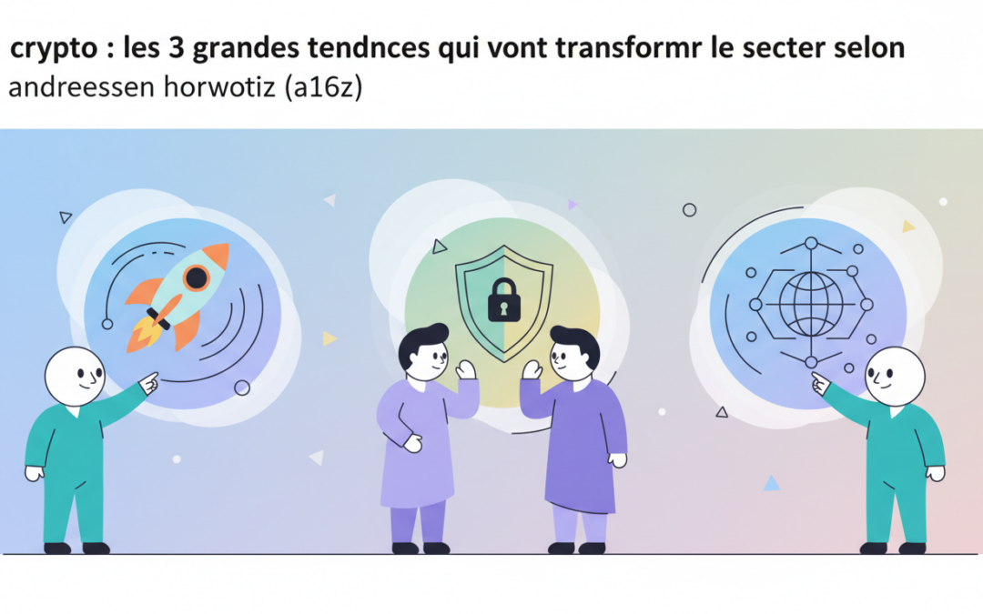 découvrez les 3 grandes tendances qui vont révolutionner le secteur de la crypto selon andreessen horowitz (a16z), leader du capital risque en technologie blockchain.