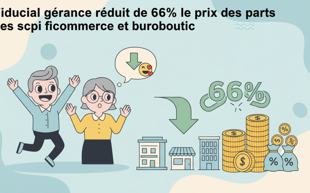 découvrez comment fiducial gérance a réduit de 66% le prix des parts des scpi ficommerce et buroboutic, une opportunité unique pour les investisseurs immobiliers.