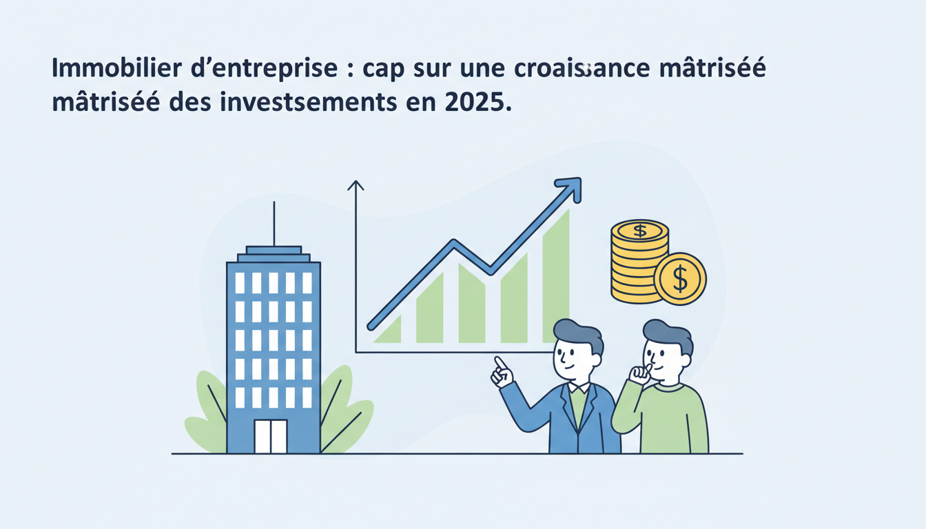 découvrez les perspectives du marché de l'immobilier d’entreprise en 2025, avec une croissance maîtrisée des investissements pour allier sécurité et performance.
