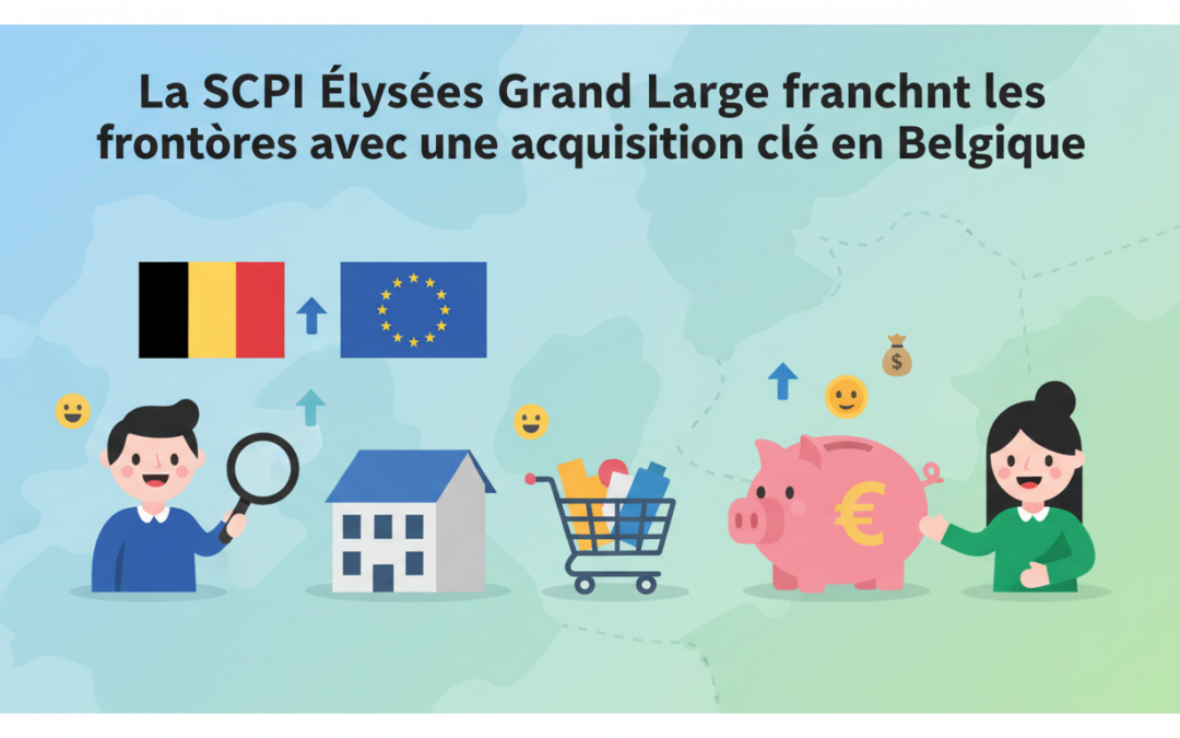 découvrez comment la scpi elysées grand large étend son portefeuille à l'international grâce à une acquisition stratégique en belgique, renforçant ainsi sa présence sur le marché européen.
