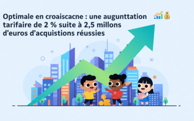 Optimale en croissance : une augmentation tarifaire de 2 % suite à 2,5 millions d’euros d’acquisitions réussies