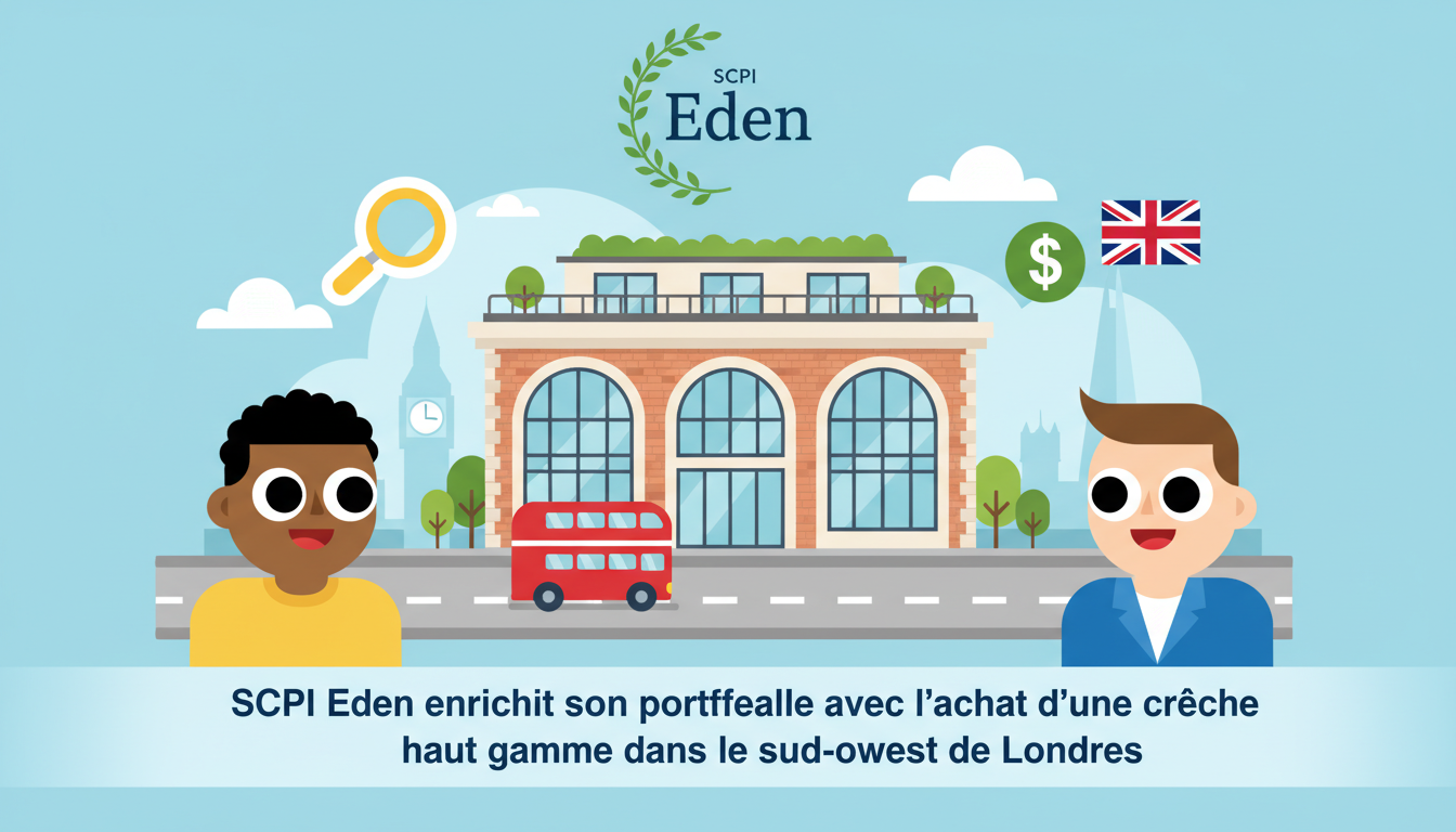 scpi eden renforce son portefeuille avec l'achat d'une crèche haut de gamme dans le sud-ouest de londres, marquant sa sixième acquisition et affirmant sa stratégie d'investissement innovante.