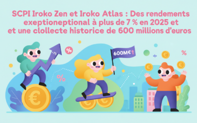 SCPI Iroko Zen et Iroko Atlas : Des rendements exceptionnels à plus de 7 % en 2025 et une collecte historique de 600 millions d’euros