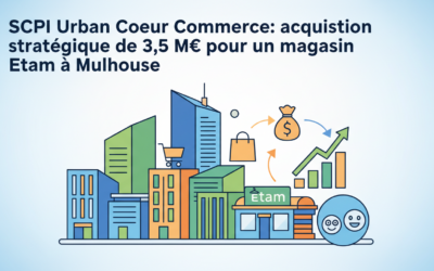 SCPI Urban Cœur Commerce : acquisition stratégique de 3,5 M€ pour un magasin Etam à Mulhouse