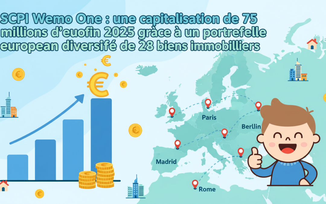 découvrez la scpi wemo one, visant une capitalisation de 75 millions d'euros fin 2025, avec un portefeuille européen diversifié composé de 28 biens immobiliers, offrant stabilité et rendement.