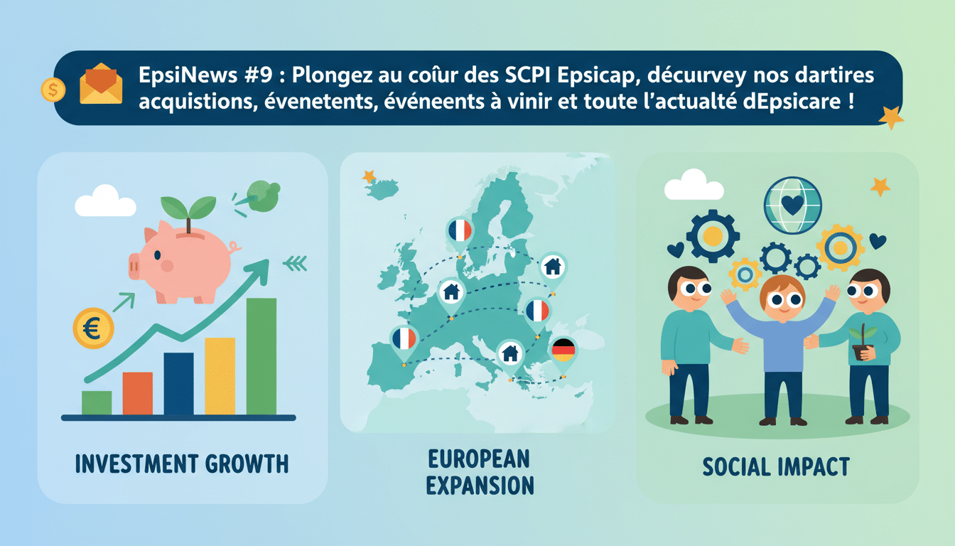 découvrez epsinews #9 : explorez les scpi epsicap, nos récentes acquisitions, les événements à venir et toutes les nouveautés de l'univers epsicare.