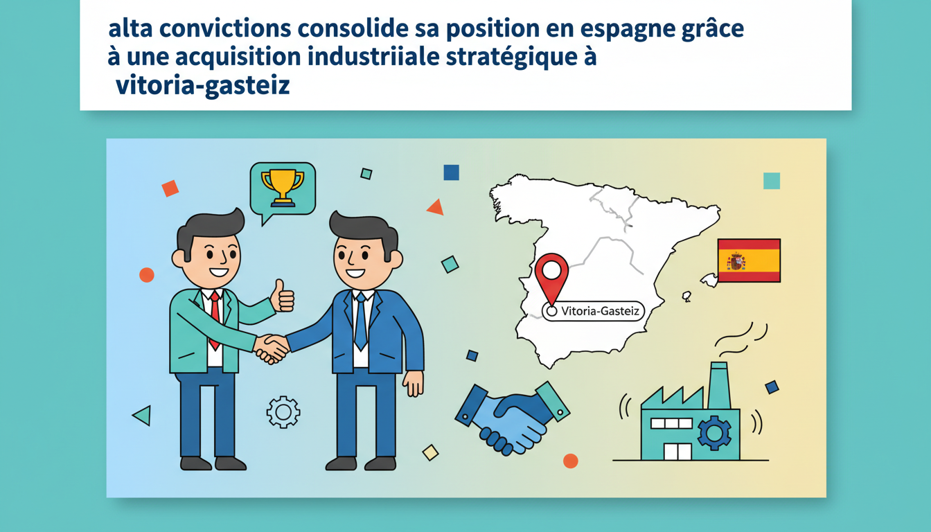 alta convictions renforce sa présence en espagne avec l'acquisition stratégique d'une industrie à vitoria-gasteiz, consolidant ainsi sa position sur le marché.