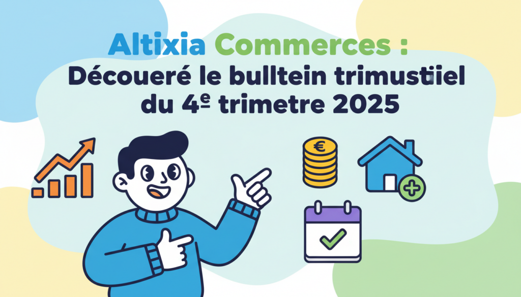 découvrez le bulletin trimestriel du 4e trimestre 2025 d'altixia commerces, avec toutes les informations clés sur les performances et actualités du secteur.