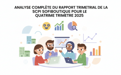 Analyse complète du rapport trimestriel de la SCPI SOFIBOUTIQUE pour le quatrième trimestre 2025