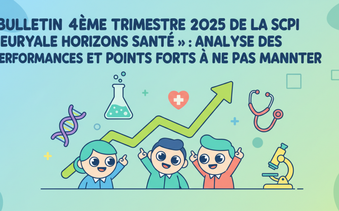découvrez l'analyse complète des performances et les points forts du bulletin du 4ème trimestre 2025 de la scpi « euryale horizons santé ». un rapport essentiel pour les investisseurs souhaitant optimiser leur portfolio santé.