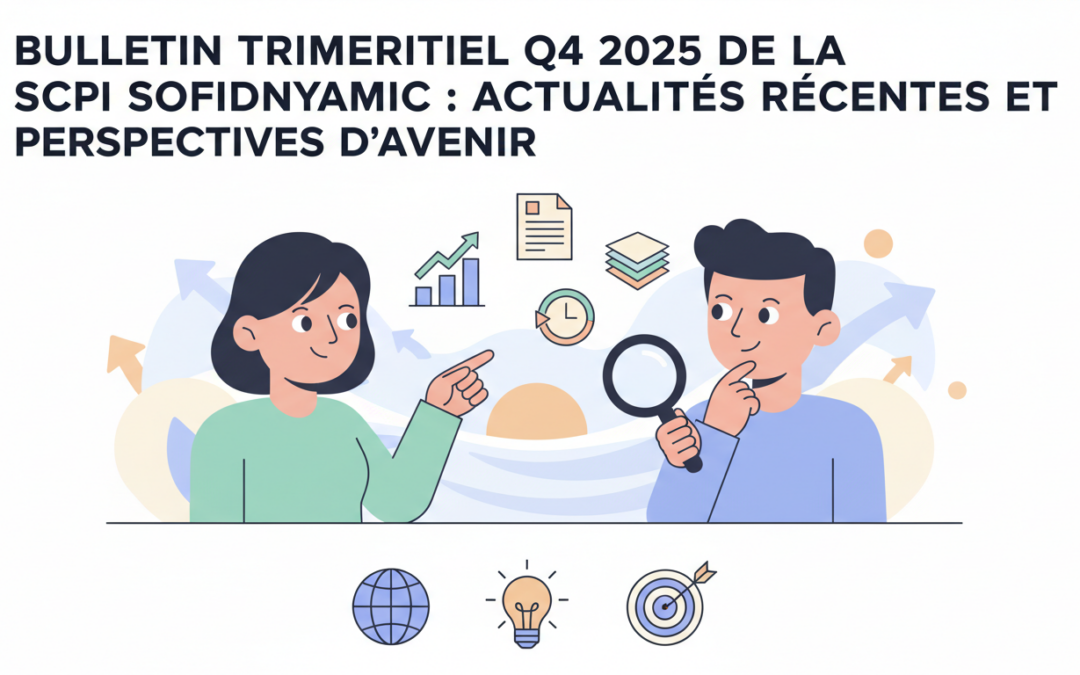 découvrez le bulletin trimestriel q4 2025 de la scpi sofidynamic, avec les actualités récentes, les performances et les perspectives d'avenir pour vos investissements.