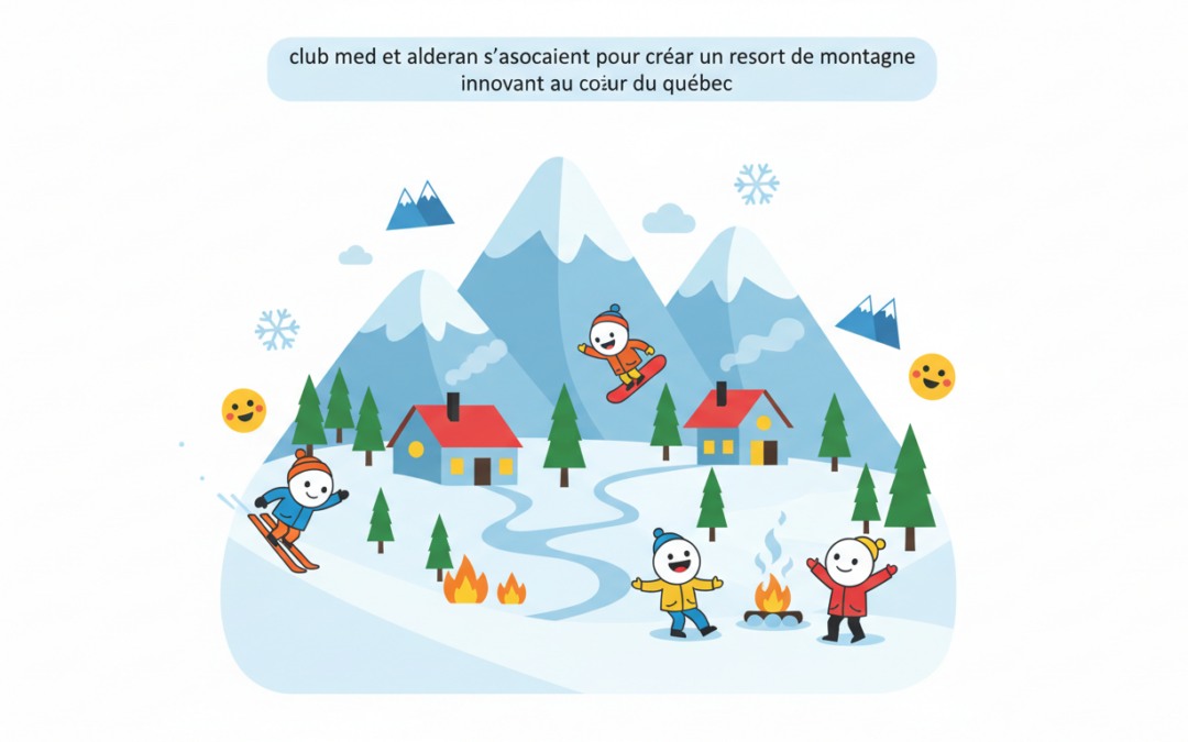découvrez la nouvelle alliance entre club med et alderan pour un resort de montagne innovant au cœur du québec, alliant confort, nature et technologies modernes.