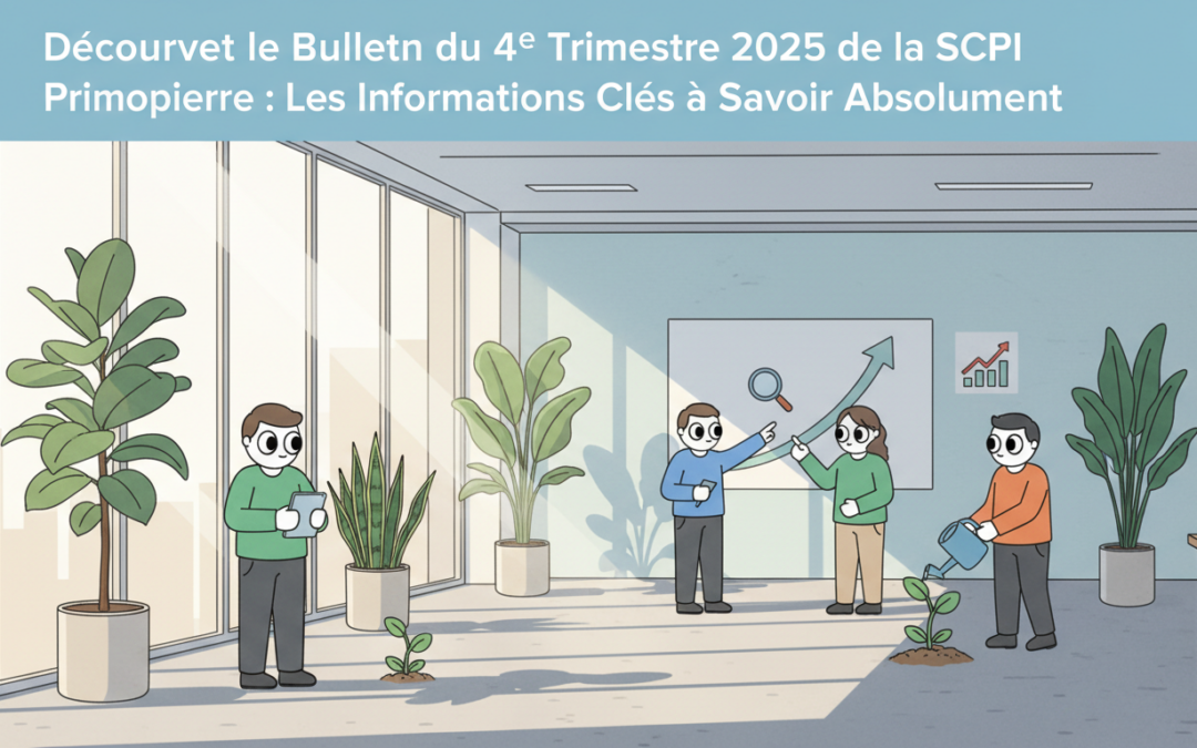 découvrez le bulletin du 4e trimestre 2025 de la scpi primopierre : toutes les informations clés, performances, actualités et analyses indispensables pour vos investissements.