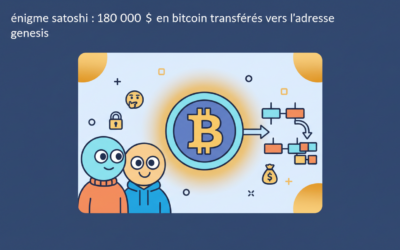 Énigme Satoshi : 180 000 $ en Bitcoin transférés vers l’adresse Genesis